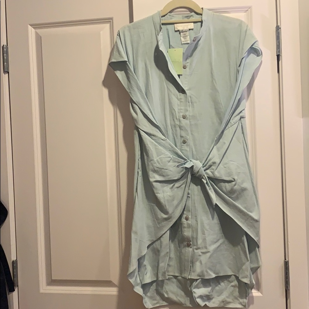 Corey Lynn Calter x Anthropologie Chambray Dress